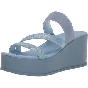 Anne Klein Women’s Vai(Blue Raffia)