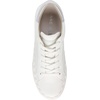 Anne Klein Women’s Confident Sneaker(White/Silver)