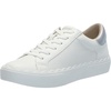 Anne Klein Women’s Confident Sneaker(White/Silver)