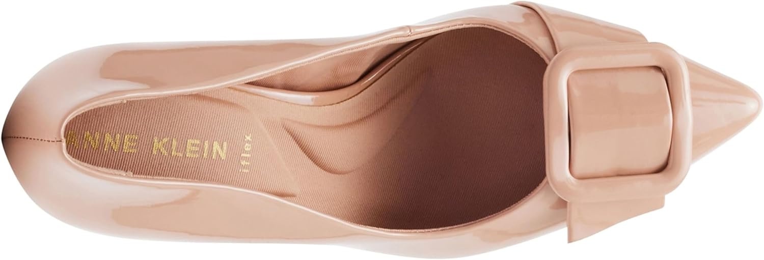 image:imageAnne Klein Womens Baretta PumpsNude Patent