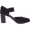 Anne Klein Cailyx – Sandals for Women – Cushioned Footbed – Polyester Upper – Round Toe Design – Lifted Heel(Black)