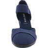 Anne Klein Cailyx – Sandals for Women – Cushioned Footbed – Polyester Upper – Round Toe Design – Lifted Heel(Navy)