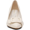 Anne Klein Women’s Baretta Pumps(Bone Smooth)