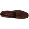 Anne Klein Women’s Wedge Pump Wendell, Closed Toe Comfortable Slip-On Business Casual Office Heel(Chocolate)