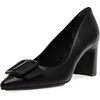 Anne Klein Women’s Baretta Pumps(Black Smooth)
