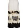 Anne Klein Women’s Pull on Pleated Skirt (Lined)(White Dove Multi)