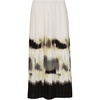 Anne Klein Women’s Pull on Pleated Skirt (Lined)(White Dove Multi)