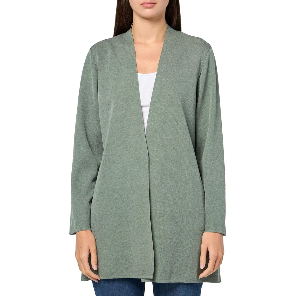 image:imageAnne Klein Womens Nappa Kissing Front CardiganEucalyptus