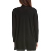 Anne Klein Women’s Nappa Kissing Front Cardigan(Anne Black)
