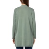 Anne Klein Women’s Nappa Kissing Front Cardigan(Eucalyptus)
