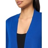 Anne Klein Women’s Nappa Kissing Front Cardigan(Santorini Blue)