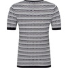 Anne Klein Women’s Stitch Cap Sleeve Crew Neck(Eucalyptus Multi)