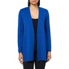 Anne Klein Women’s Nappa Kissing Front Cardigan(Santorini Blue)
