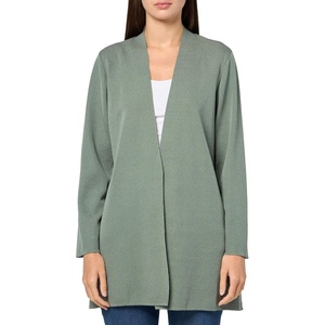 Anne Klein Women’s Nappa Kissing Front Cardigan(Eucalyptus)