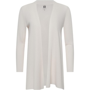 Anne Klein Women’s Nappa Kissing Front Cardigan(White Dove)