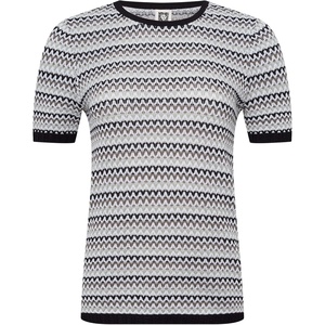 Anne Klein Women’s Stitch Cap Sleeve Crew Neck(Eucalyptus Multi)