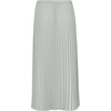 Anne Klein Women’s Pull on Flat Frt Belt Pleated Skirt (Lin(Soft Aloe)