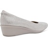 Anne Klein Womens Women’s Wisher Closed Toe Comfortable Slip-on Business Casual Pump(Grey/Silver)