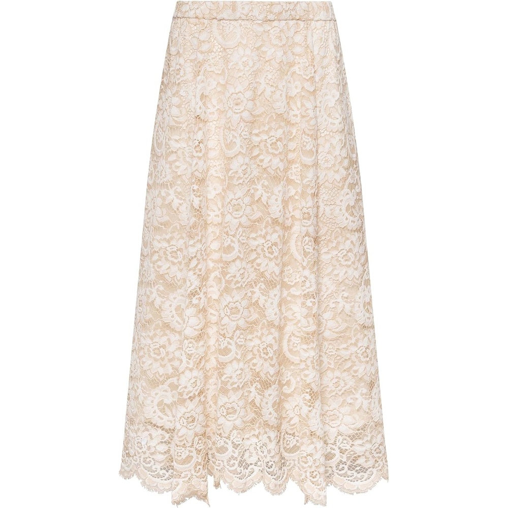 image:imageAnne Klein Womens Pull on Shirred Wb SkirtWhite DoveCanvas