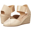 Anne Klein Women’s Zoey Wedge Sandal(Natural/Gold)