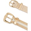 Anne Klein Women’s Anne Klein Classic 2 for 1 Pant Belt(Gold)